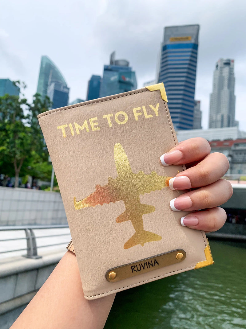 The Jetsetter Golden Passport Cover