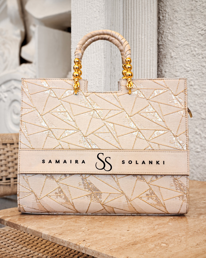 Tote Bags - Royal Jewel Ivory Edition