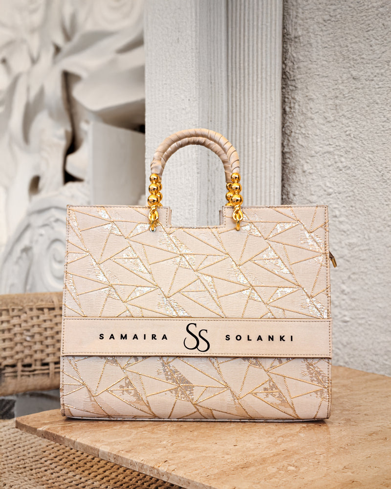 Tote Bags - Royal Jewel Ivory Edition