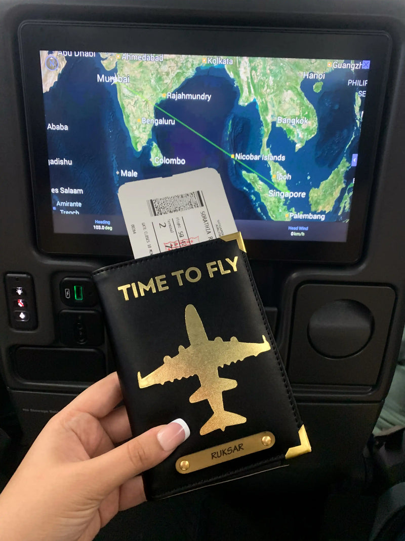 The Jetsetter Golden Passport Cover