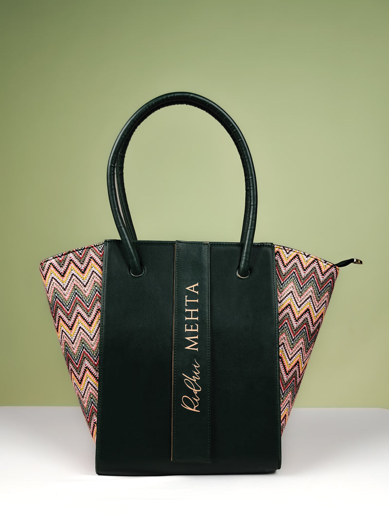 Tote Bags For Women - Emerald Fusion Edition Pattern Edition By Tpc Gifts Front Shot 