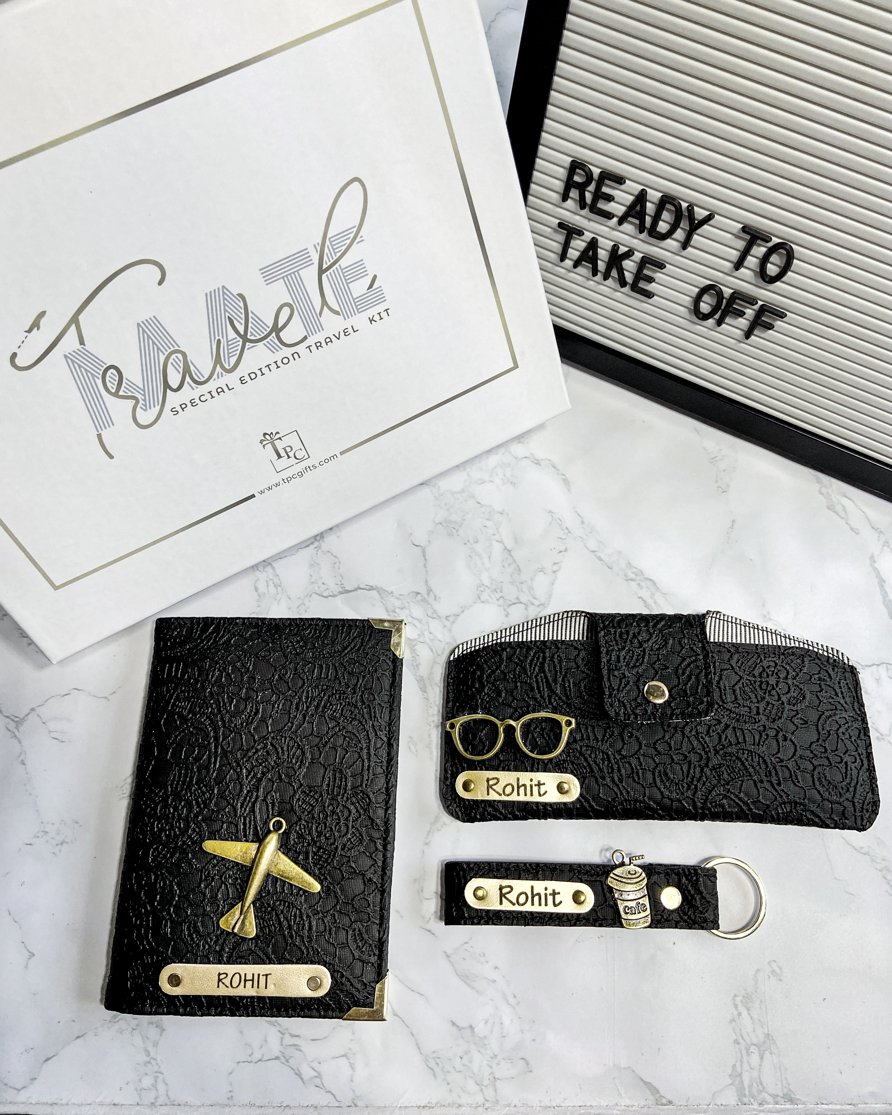 The Luxury Travel Gift Set - Glided Grace Black Edition