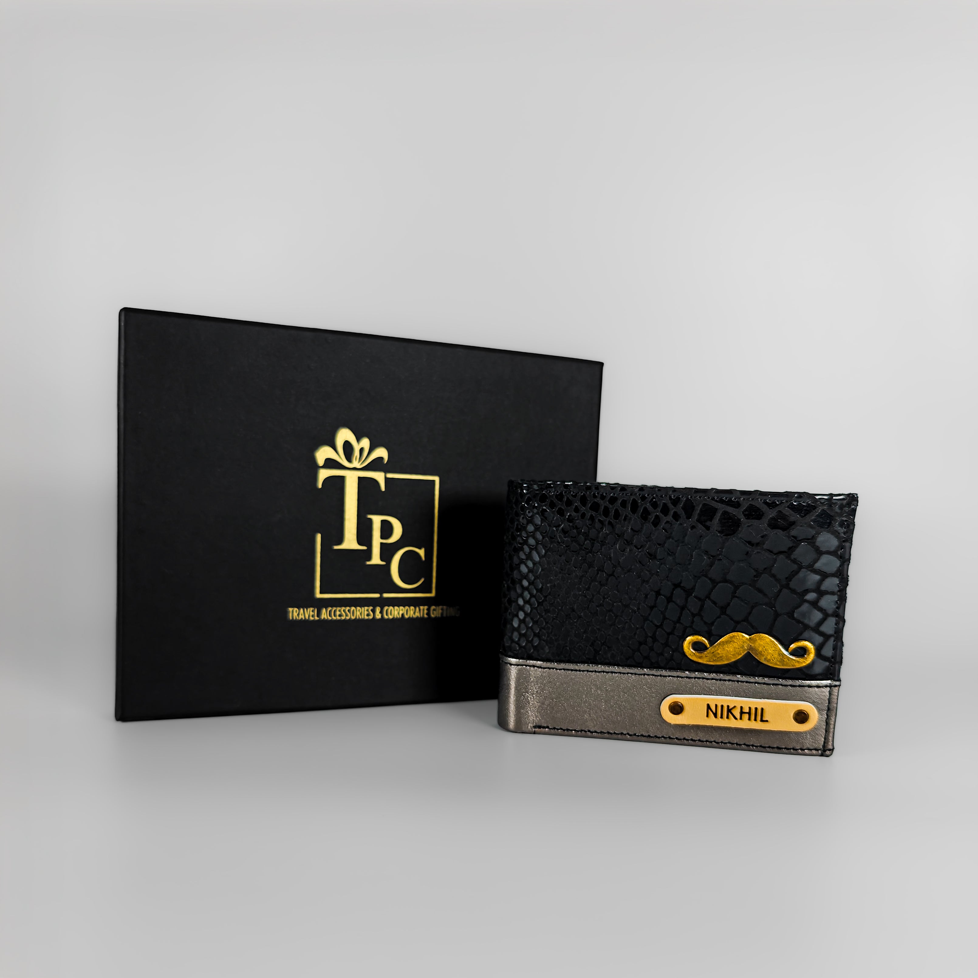 Personalized Black Wallet For Mens From TPC GIFTS