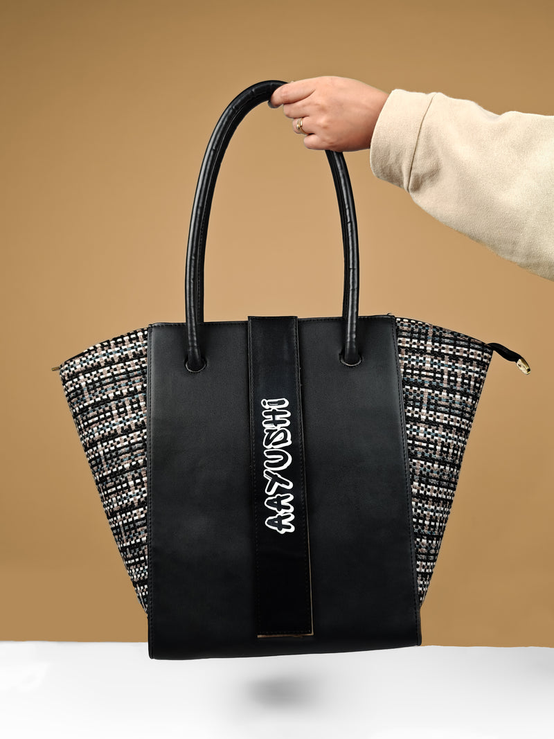 Tote Bags For Women - Checkmate Edition By Tpc Giftts Front Shot