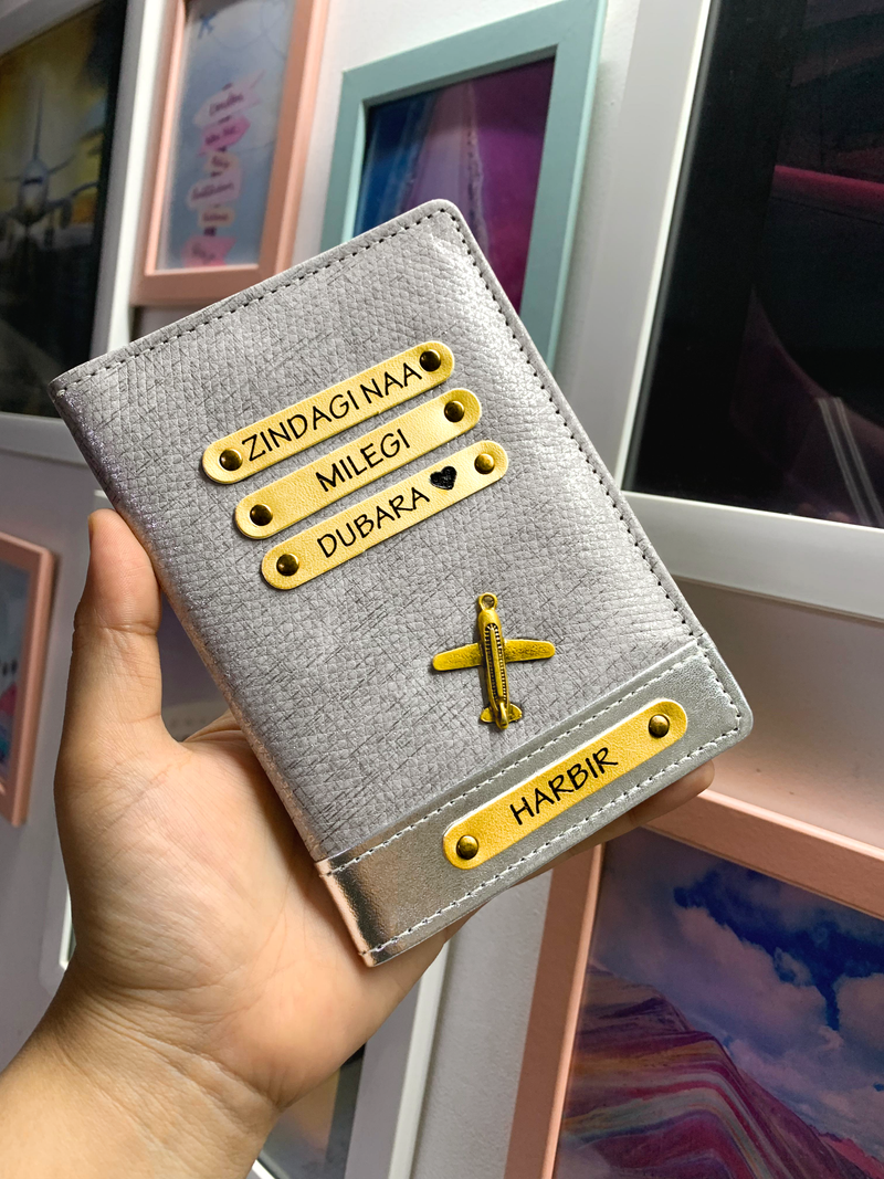 Silver Star Luxe Passport Cover