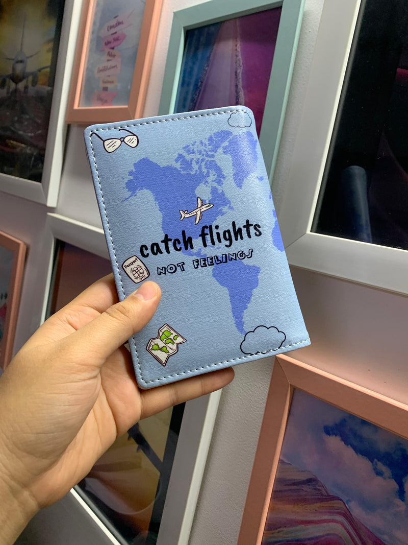 Travel Map Passport Cover