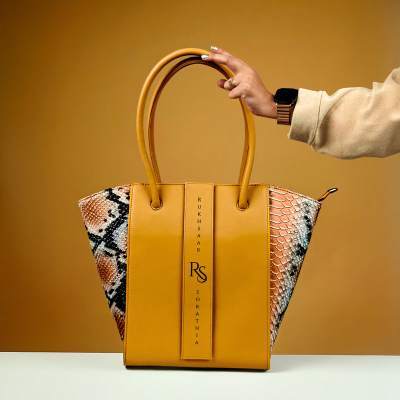 Tote Bags - Tan Exotic Pattern Edition