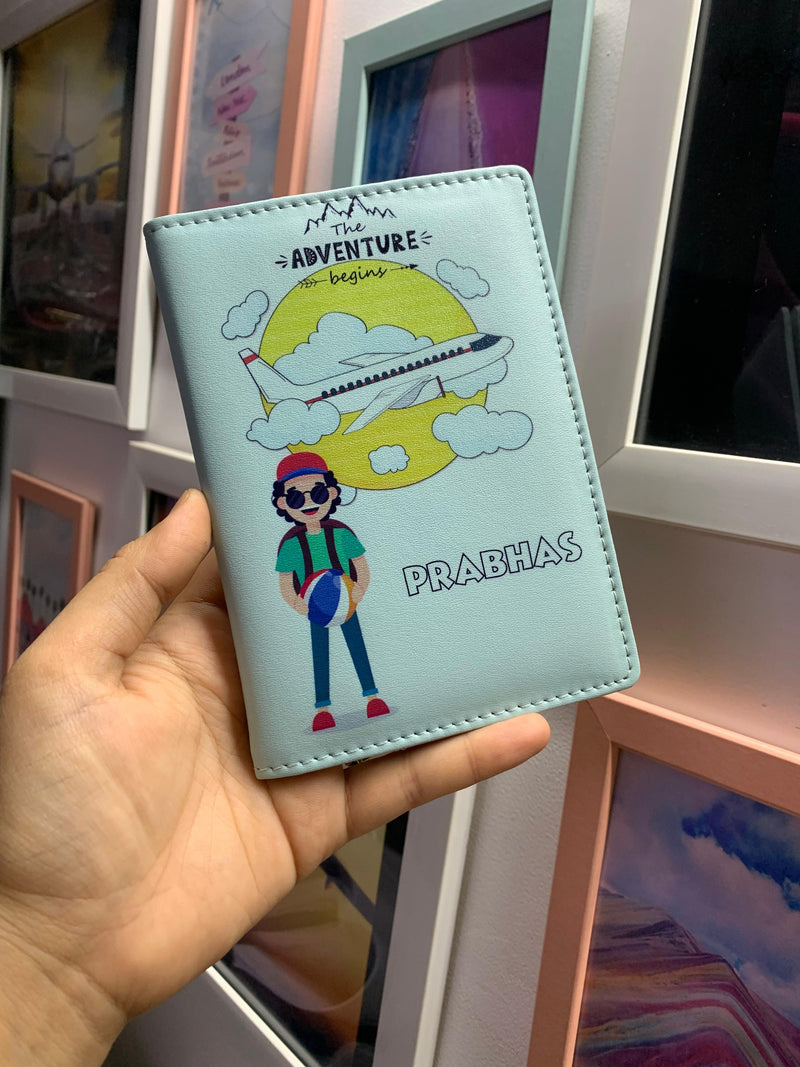 Adventure Begins Passport Cover