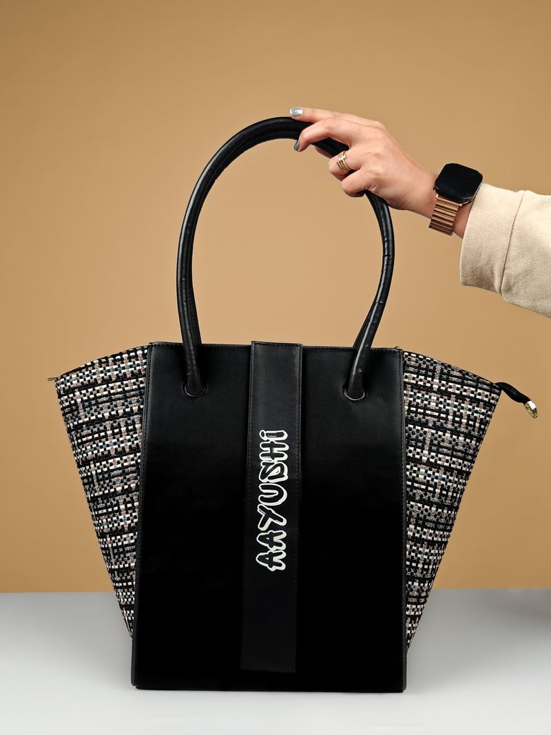 Tote Bags For Women - Checkmate Edition By Tpc Giftts Front Shot