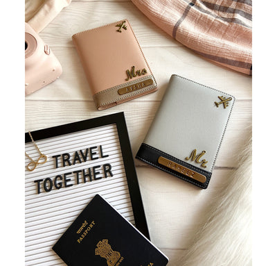 Buy Customized Travel Wallet Passport Cover Online in India Pink